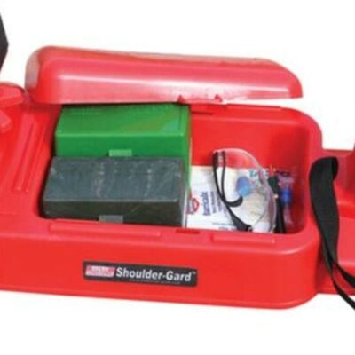 Mtm shooting rest shoulder gard rifle red polymer