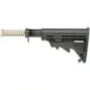 Tapco 16763 INTRAFUSE T6 AR-15 Mil-Spec Complete Stock Assembly Kit Polymer Black