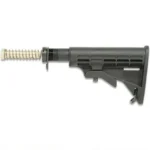 Tapco 16763 INTRAFUSE T6 AR-15 Mil-Spec Complete Stock Assembly Kit Polymer Black