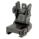 UTG Sight, Flip-Up Rear Sight, Low Profile, Fits Picatinny, with Dual Aiming Aperture, Black