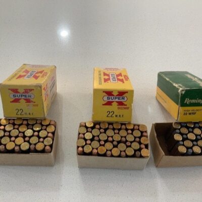“134” cartridges of remington and winchester 22 w. R. F. 22 wrf