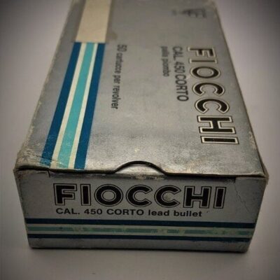 Full box fiocchi 450 corto 226 grn lead round nose 450 short colt rare
