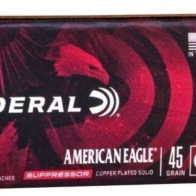 500rnds of federal american eagle 22lr  45 grain suppressor cps