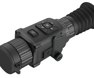 AGM Rattler TS25 384 Thermal Scope, 1.5 12x25mm, Black, Red Crosshair Reticle
