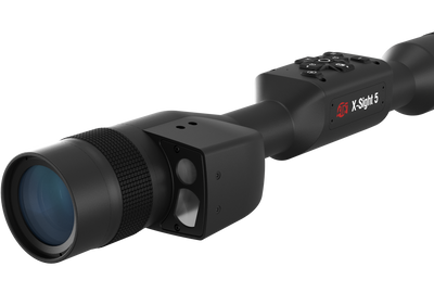 ATN X Sight 5 Hunting Scope, 3 15x30mm, Black, Multi Reticle, Laser Rangefinder