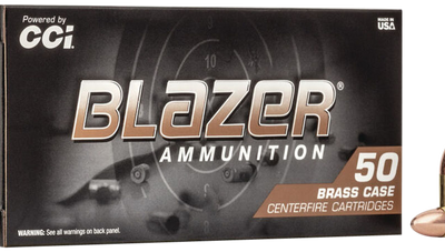 Cci blazer brass 9mm, 115gr, full metal jacket, 50rd box