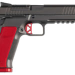 Dan Wesson DWX 9mm, 5" Barrel, Black, Red Aluminum Grip, 19rd