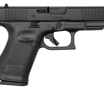 Glock G19 Gen 5 9mm, 4.02" Barrel, Black, Polymer Frame, Flared Mag Well, 15rd