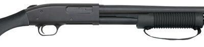 Mossberg 590 Shockwave 12 Ga, 3" Chamber 14.375" Barrel, Black, Raptor Birdshead Grip, 6rd