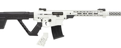 Rock Island VR80 12 Ga, 3" Chamber 20" Barrel, Stormtrooper White Cerakote, Black Thumbhole Stock, 5rd