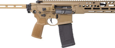 Sig Sauer MCX Spear LT 300 Blackout, 9" Threaded Barrel, Flat Dark Earth Cerakote, Folding Cane Brace, 30rd