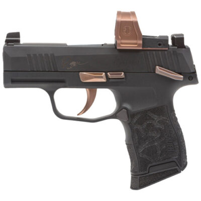 Sig Sauer P365 Rose 380 ACP, 3.1" Barrel, Black, RomeoZero Elite Sight, 10rd