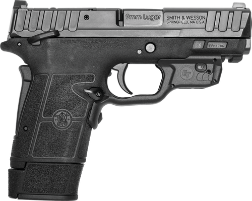 Smith & Wesson Equalizer Micro Compact 9mm, 3.675" Barrel, Black, Optics Ready, 15rd