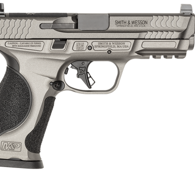 Smith & Wesson M&P9 M2.0 9mm, 4.625" Threaded Barrel, Gray Frame, Black Grip, Optic Ready, 17rd