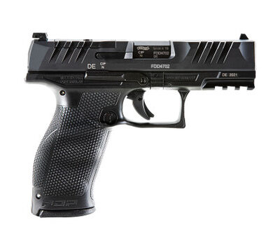 Walther PDP 9mm, 4" Barrel, Black Polymer, Optic Ready, 18rd