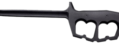 Cold steel fgx chaos 8" fixed griv-ex plain black 6" blade, black griv-ex handle