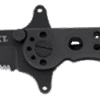 Columbia River M16, Folding Knife, 3.94", Tanto Point, Dual Thumb Stud/Flipper/Pocket Clip, 8Cr12MoV/Black EDP, Stainless Steel, Plain Edge