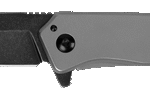 Kershaw Misdirect Folding Knife, 2.9" Blade, Gray Handle, Includes Pocket Clip