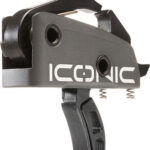 Rise Armament Iconic Two-Stage Curved Trigger, Gray, 2 lbs Draw Weight