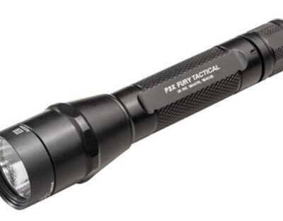 SureFire P3XT-A Fury 9V Tactical Switch 1000 Lu. Single Output Knurled Alum Black Type Iii Ano