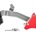 Timney Triggers Alpha Competition, Red Straight Trigger, Compatible Glock Gen 5