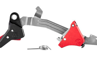 Timney Triggers Alpha Competition, Red Straight Trigger, Compatible Glock Gen 5